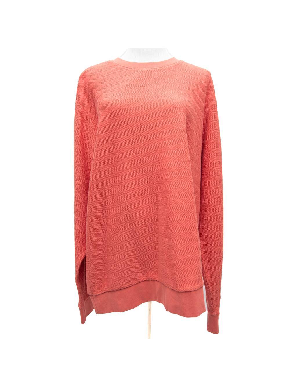 Bonobos Salmo Herringbone Texture Pullover Sweatshirt Size XL